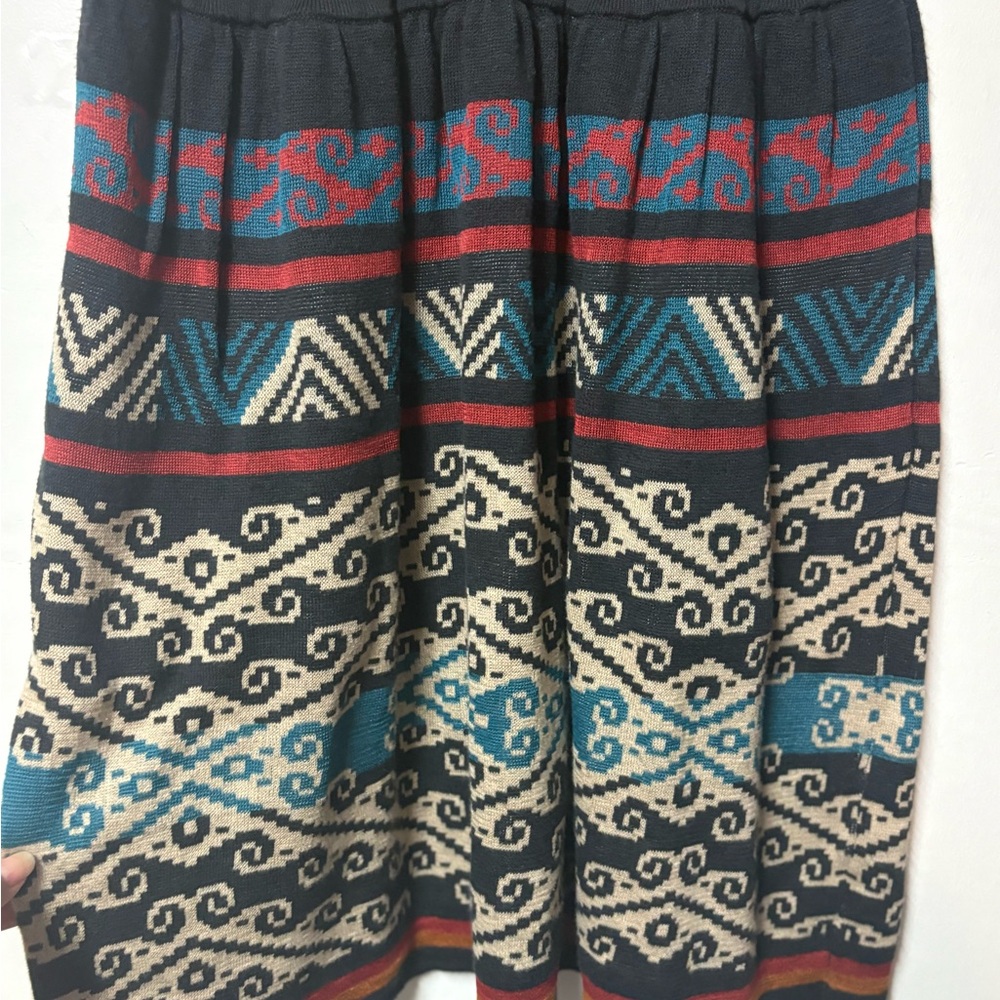 Peruvian Connection Multicolor Patterned Dress - Picture 4 of 7